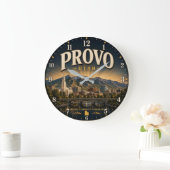 Provo Utah ラージ壁時計 (ホーム)