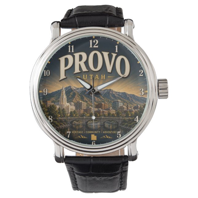 Provo Utah  腕時計 (正面)