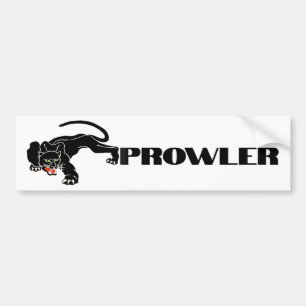 Prowler black cat panther symphilism stealth バンパーステッカー