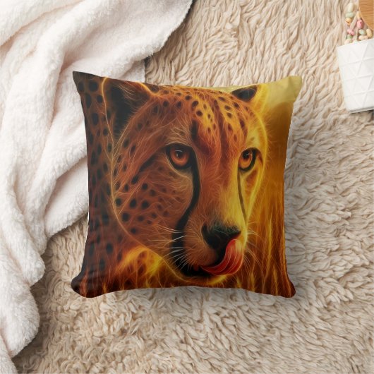 Prowling Cheetah クッション (ブランケット)