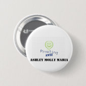 ProwlingAntzLogo Ashleyのモーリーマリア 缶バッジ (正面&裏面)