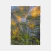 Proxy Falls Three Sisters Wilderness Oregon フリースブランケット (正面)