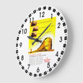 PRRブロードウェイ50周年 ラージ壁時計 (傾斜)