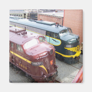 PRR E8A 5809およびエリーE8A 833 @ Steamtown マグネット