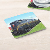 PRR GG1 4800正面図    ペーパーコースター (アングル)