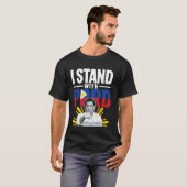 PRRDと共に立つ フィリピン人の誇りあるレジスタンス - ドゥテルテ Tシャツ (正面フル)