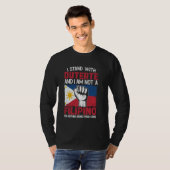 PRRDサポーターの立場 ディゴン・ドゥテルテ フィリピン Tシャツ (正面フル)