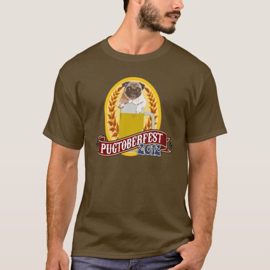 PRSDC Pugtoberfestのロゴ Tシャツ (正面)