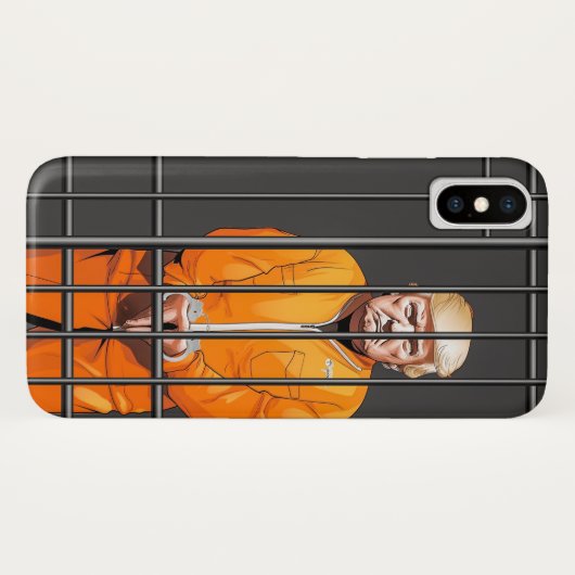 PrumpのJailケース内のCase-Mate電話ケース、Apple iPhone X Case-Mate iPhoneケース (裏面(横))