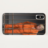 PrumpのJailケース内のCase-Mate電話ケース、Apple iPhone X Case-Mate iPhoneケース (裏面(横))
