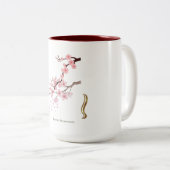 Prunus Serrulata mug ツートーンマグカップ (正面右)
