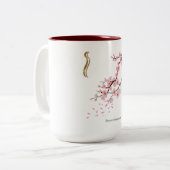 Prunus Serrulata mug ツートーンマグカップ (正面左)
