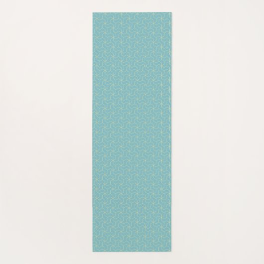 Prussian Cube Pattern Yoga Mat ヨガマット (裏面)