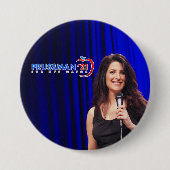 Prussman '21 NYC市長 缶バッジ (正面)