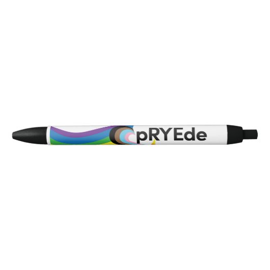 pRYEde 黒ボールペン (正面)