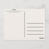 Pryor Mountain Wild Mustangはがき:ホライズン ポストカード (裏面)