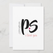 PS私はあなたを愛している |バレンタインデー シーズンカード (正面)