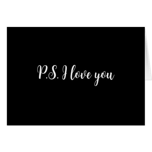 ****PS私はあなたを愛し****カード*いつでも* (正面横)