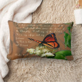 Ps91蝶装飾用クッションのLumbar 13" x 21 " ランバークッション (ブランケット)
