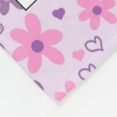 PS パーソナライズされた I Love You フリースブランケット (角)