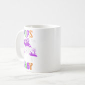 Ps Of The Brewing Baby Dad To Be Halloween コーヒーマグカップ (正面左)