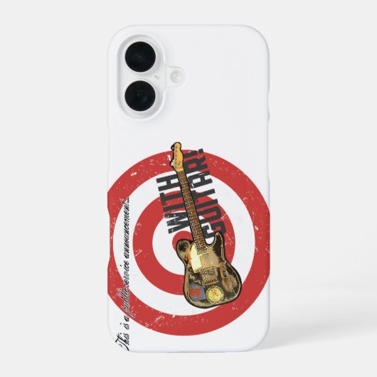 PSA...ギターで! iPhone 16ケース (裏面)