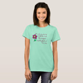 Psa 118:24/花 tシャツ (正面フル)