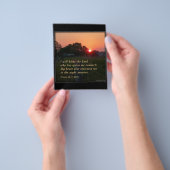 Psa 16v7 – 私の主の与え助言 チラシ (手)