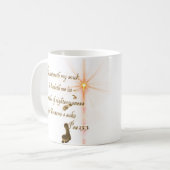 Psa 23.3主は私のシェパードコーヒーマグ コーヒーマグカップ (正面左)