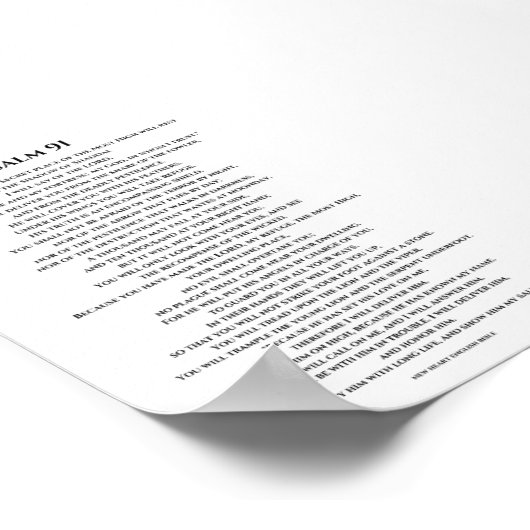 Psa;m 91 ポスター (角)