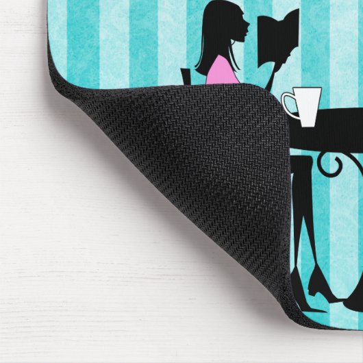 Psalm主の37:4の聖書のティール(緑がかった色)であなた自身を喜ばせて下さい マウスパッド (コーナー)