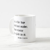 Psalm118: 24 コーヒーマグカップ (正面左)