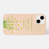 Psalm16:11 Bible Verse Floral Christian Phone Case iPhoneケース (裏面横)