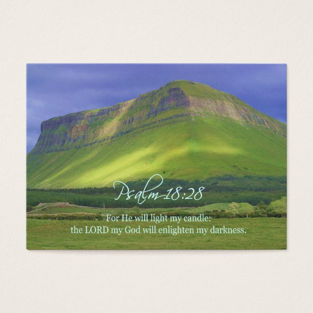 Psalm18:28パーソナルカ感動的ード (正面)