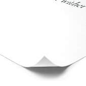 PSALM 1は、邪悪な人と歩調を合わせていない フォトプリント            (角)