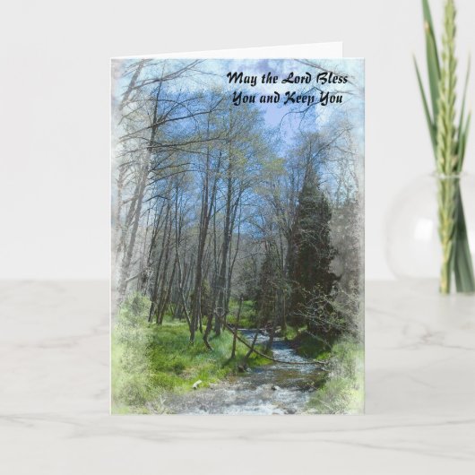 Psalm 1勇気付けられるカード カード (正面)