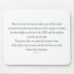 Psalm 1聖なる書物、 経典アー賛美ト- and Jigious マウスパッド