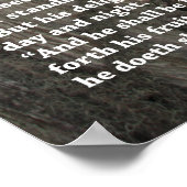 Psalm 1聖なる書物、 経典ポスター、バージョンB ポスター (角)