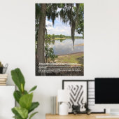 Psalm 1聖なる書物、 経典ポスター、バージョンB ポスター (ホームオフィス)