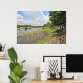 Psalm 1聖なる書物、 経典ポスター（水平表示） ポスター (ホームオフィス)