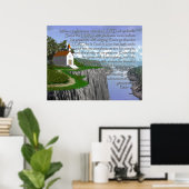 Psalm 100（ワイド・バージョン） ポスター (ホームオフィス)