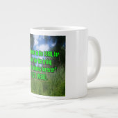 Psalm 107:1 WEBU Mug ジャンボコーヒーマグカップ (正面右)