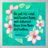 Psalm 107:20   ポスター (正面)