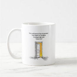 Psalm 112:7 Bible Verse Christian Gift Mug コーヒーマグカップ