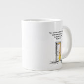 Psalm 112:7 Bible Verse Christian Gift Mug ジャンボコーヒーマグカップ (正面右)