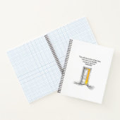 Psalm 112:7 Bible Verse Christian Journal Notebook ノートブック (内部)