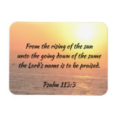 Psalm 113海サンライズ磁石 マグネット (横)