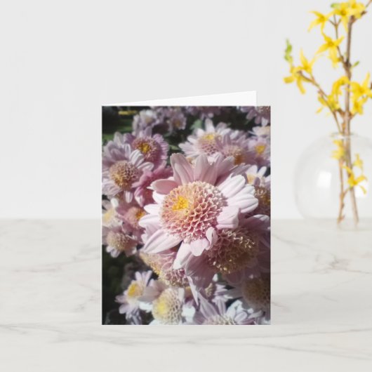 Psalm 118:14 Blank Card カード (黄色い花)