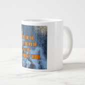 Psalm 118:17 WEBU Mug ジャンボコーヒーマグカップ (正面右)
