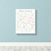 PSALM 118:1 Poster - The Lord is my strength キャンバスプリント (インサイチュ (ウッドフロア))